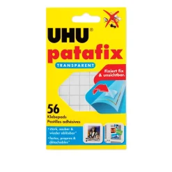 Klebepads 'patafix' transparent 56 Stück