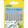 Klebestick für PVC und Kabel transparent Ø 12 x 94 mm 14 Stück