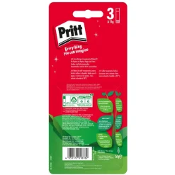 Klebestift transparent 3 x 11 g