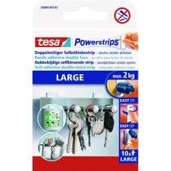 Klebestreifen 'Powerstrips' Large 2 x 5 cm 10 Stück