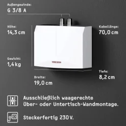 Klein-Durchlauferhitzer 'DNM 3' 3,5 kW