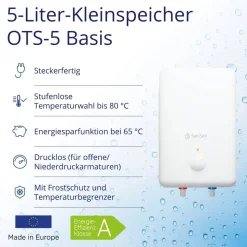 Kleinspeicher 'OTS-5 Basis' 5 l