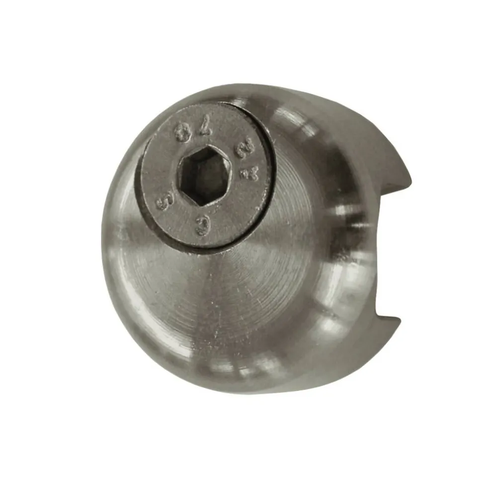 Klemmhalter 'E69' mit Senkung Edelstahl