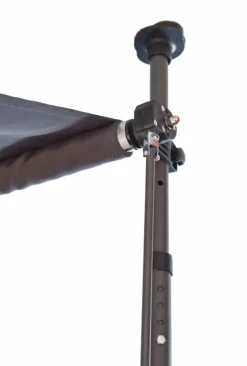 Klemmmarkise mit Volant 200 x 120 cm
