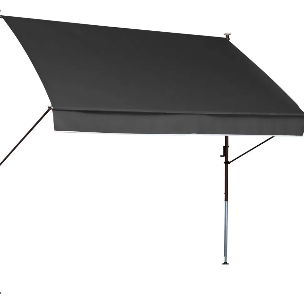 Klemmmarkise 'Style' mit Volant/wasserabweisend 250 x 150 cm