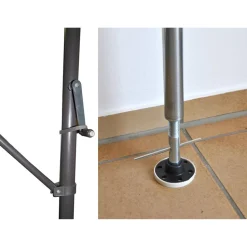 Klemmmarkise 'Style' mit Volant/wasserabweisend 300 x 150 cm
