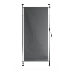 Klemmsichtschutz Aluminium/Stahl anthrazit 120 x 316 cm