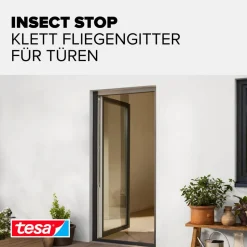 Klett Türfliegengitter 'Standard' anthrazit 2 x 65 x 220 cm