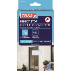 Klett Türfliegengitter 'Standard' weiß 2 x 65 x 220 cm