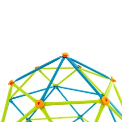 Klettergerüst 'Geodome' Stahl blau/grün Ø 238 x 223 cm