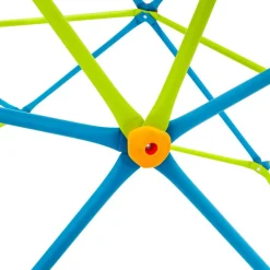 Klettergerüst 'Geodome' Stahl blau/grün Ø 238 x 223 cm
