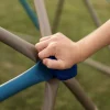 Kletterkugel 'Geodome' Metall braun/blau 274 x 274 x 137 cm