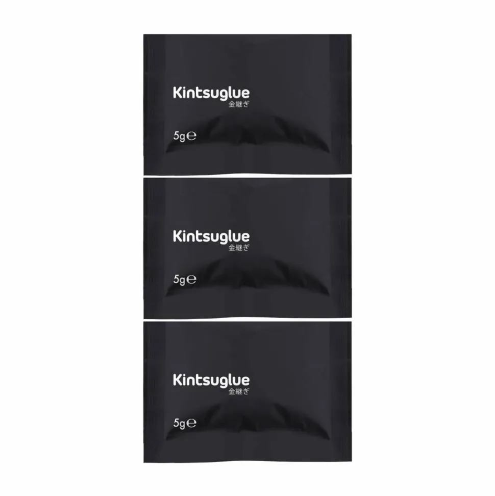 Knetkleber 'Kintsuglue' schwarz 3 x 5 g