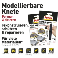 Knetkleber 'Kintsuglue' schwarz 3 x 5 g
