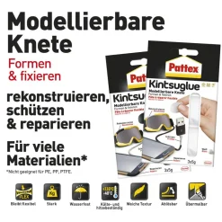 Knetkleber 'Kintsuglue' weiß 3 x 5 g