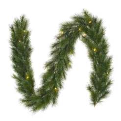 Künstliche Girlande 'Jasper' mit 30 LEDs grün 270 cm