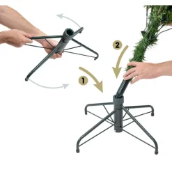 Künstlicher Weihnachtsbaum 'Vermont Fichte' grün Ø 129 x 180 cm