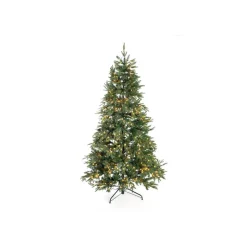 Künstlicher Weihnachtsbaum 'Sherwood' Fichte mit 800 LEDs in warmweiß/bunt, Fernbedienung, Ständer Ø 134 x 210 cm