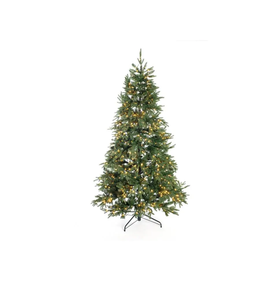 Künstlicher Weihnachtsbaum 'Sherwood' Fichte mit 800 LEDs in warmweiß/bunt, Fernbedienung, Ständer Ø 134 x 210 cm