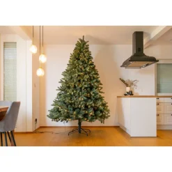 Künstlicher Weihnachtsbaum 'Vermont' Fichte mit 500 LEDs in warmweiß, Ständer Ø 150 x 210 cm