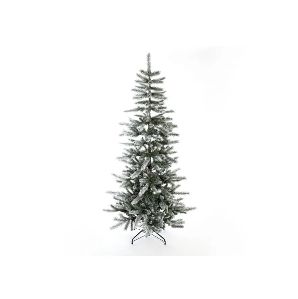 Künstlicher Weihnachtsbaum 'Cedar Frost Kiefer' grün/frosted Ø 114 x 210 cm