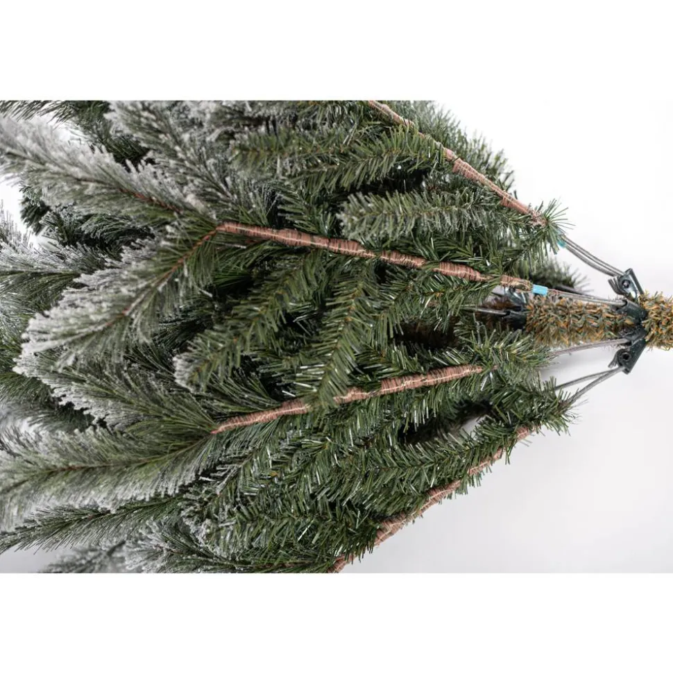 Künstlicher Weihnachtsbaum 'Cedar Frost Kiefer' grün/frosted Ø 114 x 210 cm