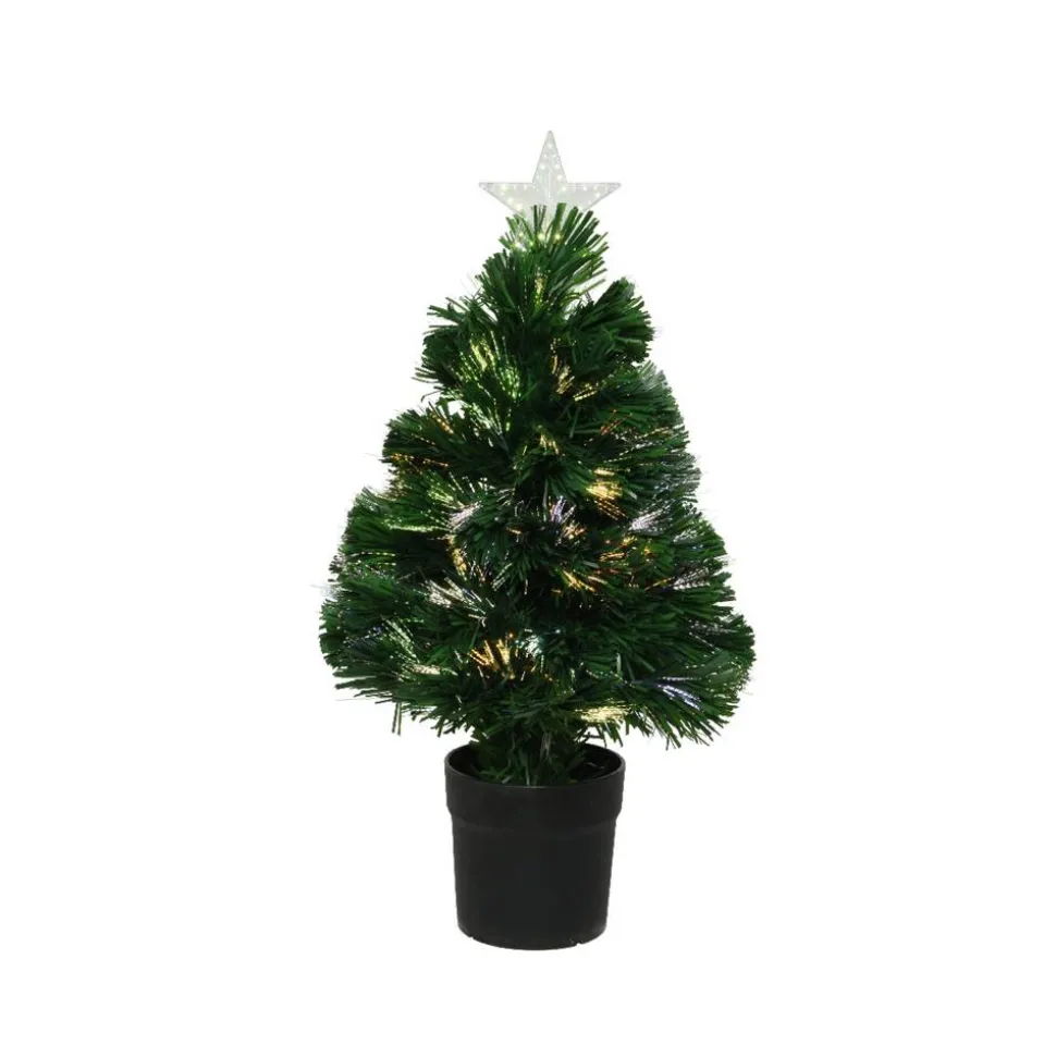 Künstlicher Weihnachtsbaum 'Burtley' grün 60 cm, mit LED-Beleuchtung