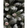 Künstlicher Weihnachtsbaum 'Aspen' grün/frosted 155 cm