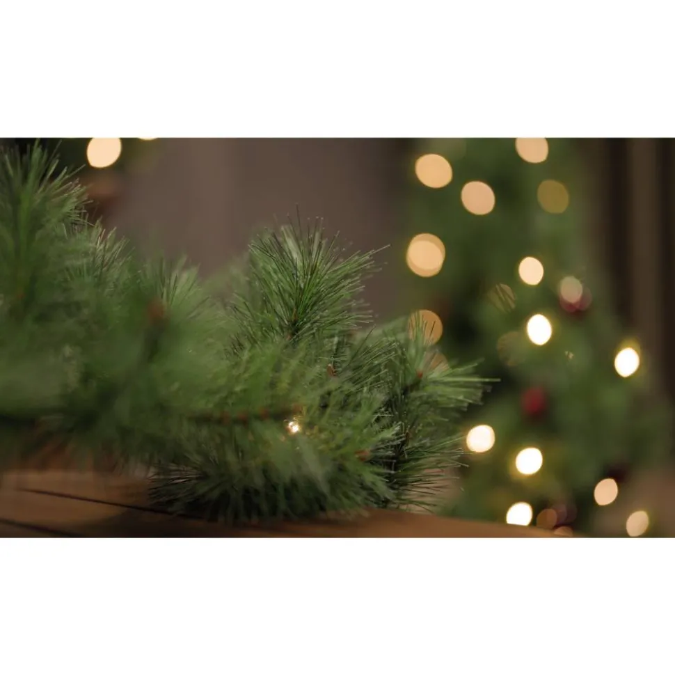 Künstlicher Weihnachtsbaum 'Jasper' grün 90 cm mit LED-Beleuchtung