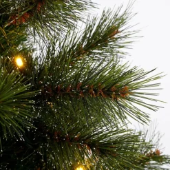 Künstlicher Weihnachtsbaum 'Jasper' grün 90 cm mit LED-Beleuchtung