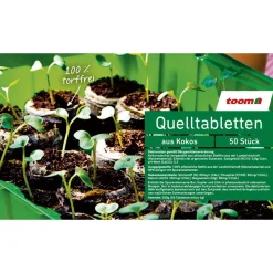 Kokos-Quelltabletten torffrei Ø 3,6 cm, 50 Stück