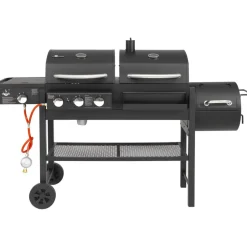 Kombigrill 3-in-1 'Sierra' schwarz 173,5 x 117,5 x 60 cm