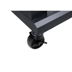 Kombigrill schwarz 236 x 138 x 68 cm