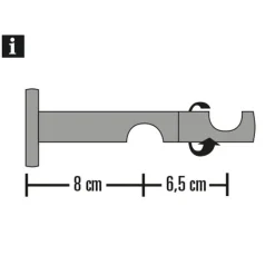 Kombiträger 'Windsor' bronzefarben