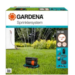 Komplett-Set Sprinklersystem, mit Versenk-Viereckregner