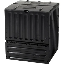 Komposter 'Eco-King' schwarz 400 Liter 70 x 70 x 83 cm