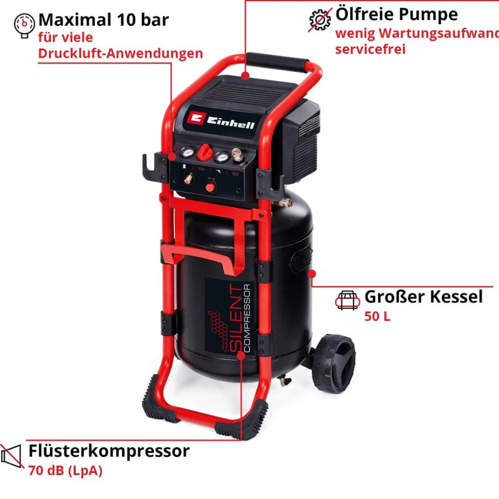 Kompressor 'TE-AC 270/50 Silent' 1650 W