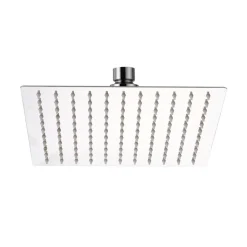 Kopfbrause Edelstahl silbern 25 x 25 cm
