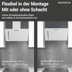 Kopffreie Schräghaube 'CH 33060 WB'