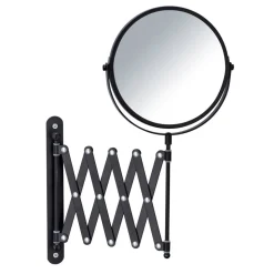 Kosmetikspiegel 'Exclusiv' schwarz Ø 16 cm