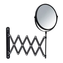 Kosmetikspiegel 'Exclusiv' schwarz Ø 16 cm