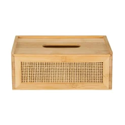 Kosmetiktuchbox 'Allegre' Bambus/Rattan 25 x 13 x 10 cm