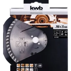 Kreissägeblatt Hartmetall 56 Zähne Ø 190 x 20 mm