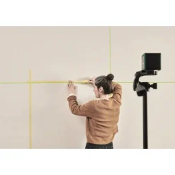 Kreuzlinienlaser 'Professional Quigo Green II' mit Universalklemme