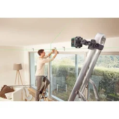Kreuzlinienlaser 'Professional Quigo Green II' mit Universalklemme