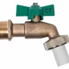 Kugelauslaufventil mit Schlauchverschraubung Messing 3/4"
