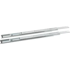 Kugelauszüge Metall silbern 400 mm 2 Stück