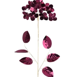 Kunstblumen-Zweig dunkelrot 69 cm