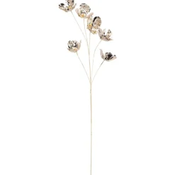 Kunstblumen-Zweig goldfarben 69 cm