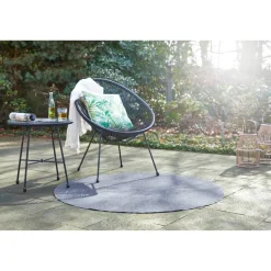 Kunstrasen 'Liam' mit Drainage 130 x 130 cm x 2 mm grau